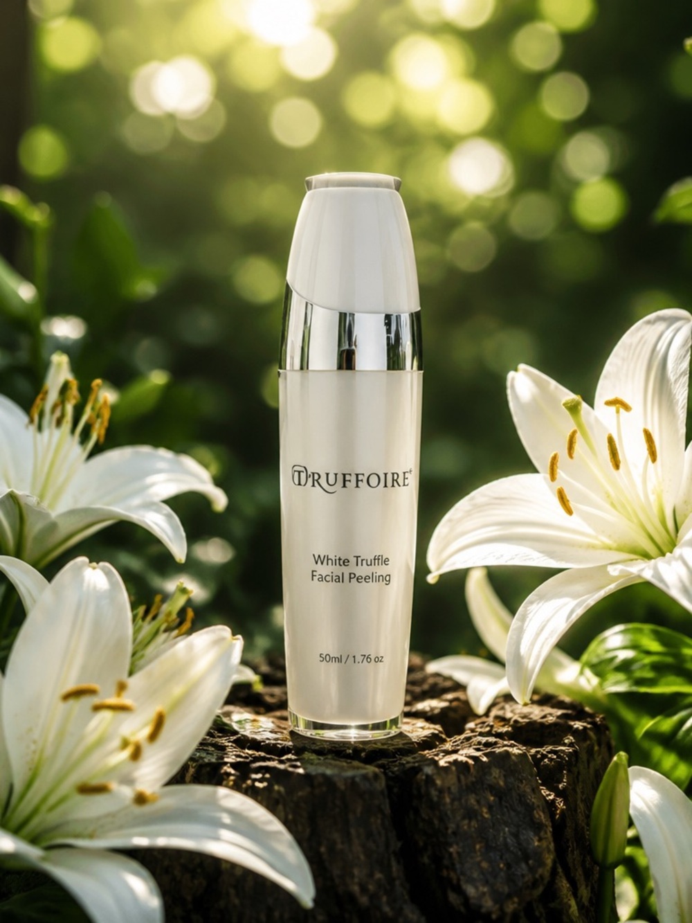 Truefoire White Truffle Facial Peeling in White and Silver
